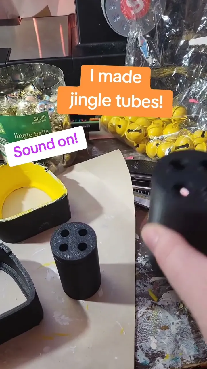 jingle tube for costumes and plushies