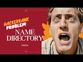 Hackerrank Name Directory Problem Full Solution Explained
