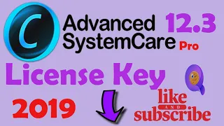 Download advanced systemcare v12.3.0.329 license key 100% working MP3