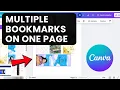 How To Put Multiple Bookmarks On One Page in Canva in Minutes