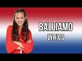 Download Lagu Luna Sabella - Balliamo | Lyrics Version (Tekst) 🇳🇱