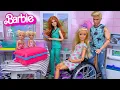 Barbie Doll Family New Baby Stories - Nursery Packing for Hospital Baby Arrival