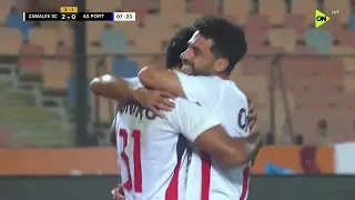 أهداف مباراة   الزمالك    إيه أف بورت         في الدور التمهيدي من دوري أبطال أفريقيا دندنها