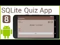 Multiple Choice Quiz App with SQLite Integration Part 8 - CONFIGURATION CHANGES
