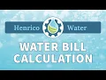 Henrico Public Utilities explains how water bills are calculated