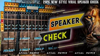 new dialogue speaker check afjal remix 2026 new style viral sound check speaker check 2026 