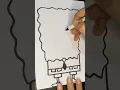 How to draw Spongebob very easy way