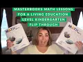 Masterbook Math Lessons for a Living Education Level K Flip Through
