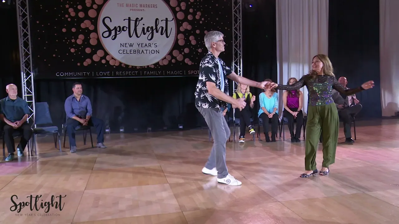 Spotlight New Year's Celebration 2023 Masters Novice Jack & Jill - Rick Goldsmith & Florissa Maher