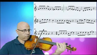 أنا لحبيبي وحبيبي إلي Violin Note 