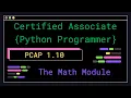 PCAP 1 10 - The Math Module