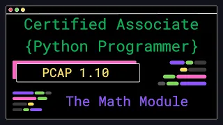 PCAP 1 10 - The Math Module