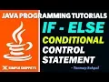Java If-Else Control Statement 3 Practical Program Examples Java Tutorials for Beginners