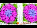 Download Lagu How to crochet easy blanket afghan with flowers pattern by marifu6a