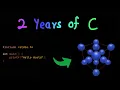 My 2 Year Journey of Learning C in 9 minutes