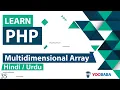 PHP Multidimensional Array Tutorial in Hindi Urdu