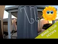 Outdoor Curtains DIY - Make Your Own Hooks and Rods No Holes