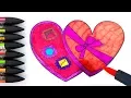 Heart Coloring Pages - How to Draw Hearts for Baby