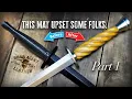 Knife Makeover ASMR Fairbairn-Sykes fighting dagger sheath PART-1