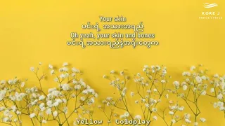 Download Yellow - Coldplay (lyrics) #mmsub #myanmarsubtitles #Coldplay MP3