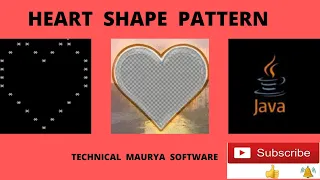 Heart Shape Pattern Program in Java Pattern Program In Java Pattern
