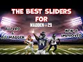 These are the BEST sliders for Madden 25