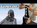 How to cut a perfect layers hair cut layers haircut step by step