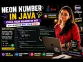 Neon Number in Java Using Eclipse Check Neon Number Program Explained in English Hindi
