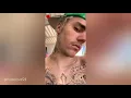 Justin Bieber shows his whole body tattoos