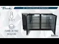 True 59 Two Section Bar Refrigerator 598-TBB2