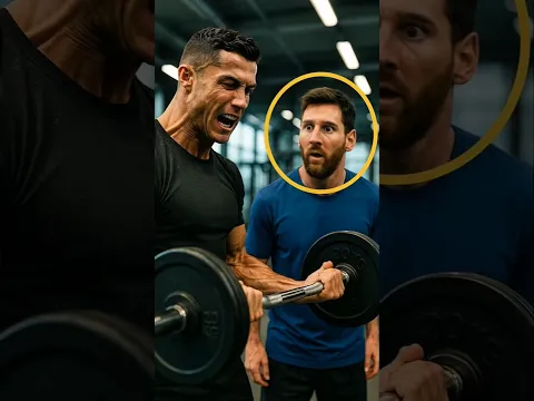 Messi Terkejut Melihat Kekuatan Ronaldo 😱