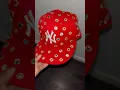 DIY RHINESTONE FITTED HAT