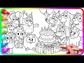 BLUEY Coloring Pages Do you know How to color Bluey Birt ay Party Coco Indy Rusty and other