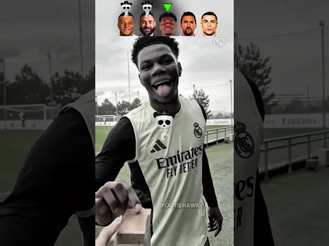 Mbappe VS Benzema VS Tchouameni VS Messi VS Ronaldo #shorts