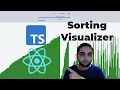 React TypeScript TailwindCSS Intermediate Project Sorting Visualizer