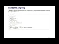 Simulation Random Sampling Johns Hopkins University Coursera