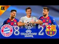 Bayern Munich 8 - 2 Barcelona ¦ UCL 2020 | [ تعليق حفيظ الدراجي 🎙️ ] ▪️ 4K/50 FPS ULTRA HD