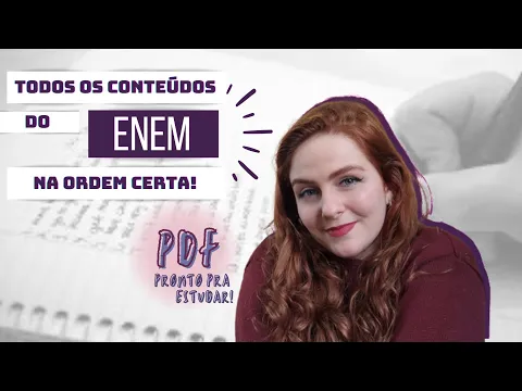 Download MP3 TODOS OS CONTEÚDOS DO ENEM NA ORDEM CERTA | PDF grátis!