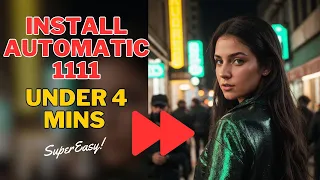 Install Automatic 1111 in under 4 mins super easy tutorial