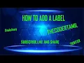 HOW TO CREATE LABEL USING TKINTER IN PYTHON THECODERTAMIL