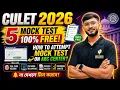 CULET 2026 Exam Date ANNOUNCED Culet 5 Free Mock Test By ABC Center CULET EXAM DATE 2026