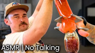 From Molten Glass to Perfect Drinkware | ASMR (Satisfying Process, No Talking)