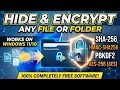 How To Hide and Encrypt Files and Folders in Windows Using Free Software