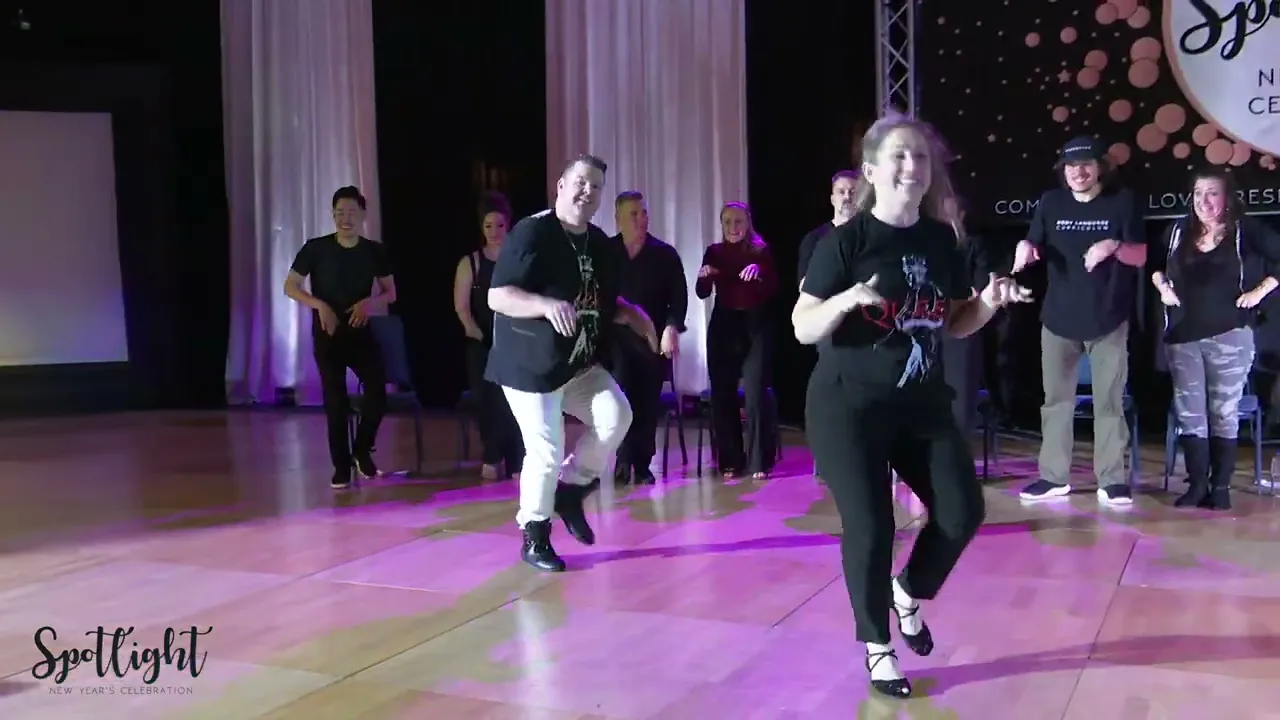 Spotlight New Year's Celebration 2023 Open Strictly Swing Nelson Clarke & Colleen Uspensky