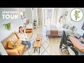 Small Apartment Tour - Life in a Beautiful 400 ft Studio Apartment in the City
