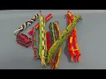L-shaped X-shaped and other stitches - Less common boondoggle techniques