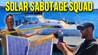 Dockside DIY Boat Upgrades: Solar Power & Rocna Muscle