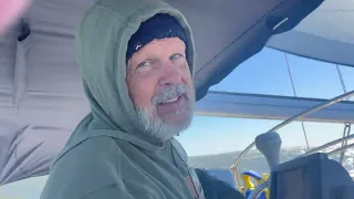 Crossing the Chesapeake in GUSTS of 25 Knots! Port Hole Blows Out!! Sailing SV Bohemian Ep. 41