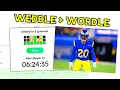 My 1st Time Playing the NFL Version of Wordle -