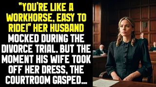 "You’re like a workhorse, easy to ride!" her husband mocked during the divorce trial. But...